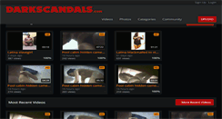 Desktop Screenshot of darkscandals.com