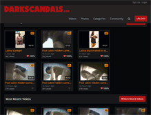 Tablet Screenshot of darkscandals.com